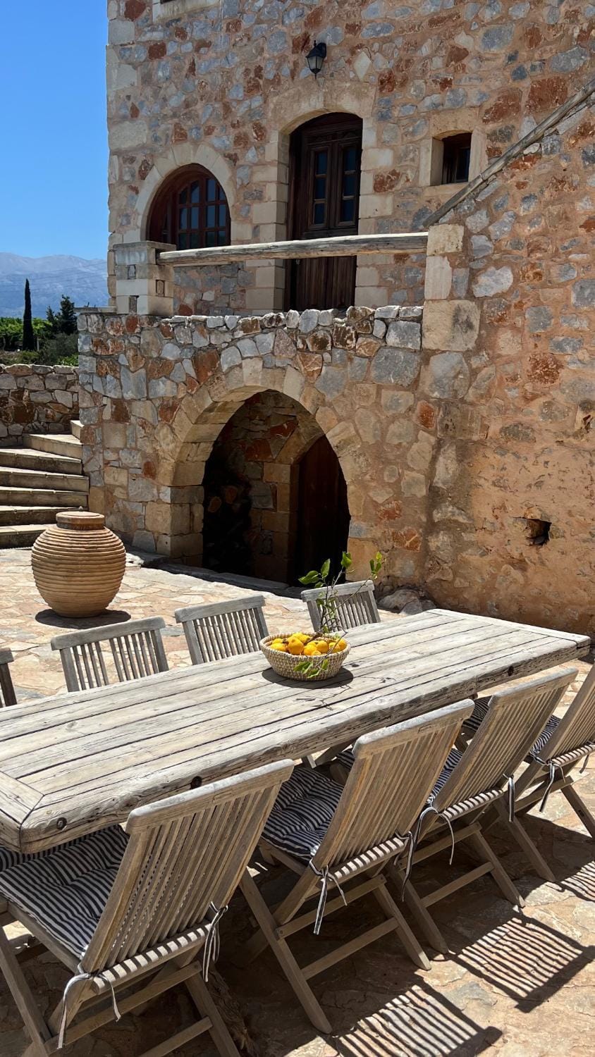 Traditional Venetian tower Villa in Crete Region