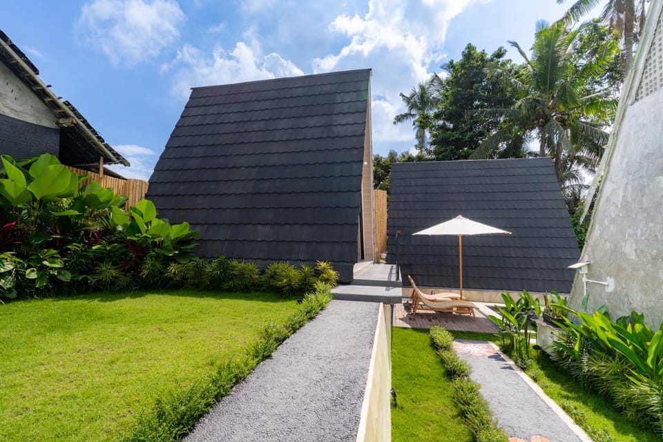 Property building, Garden view