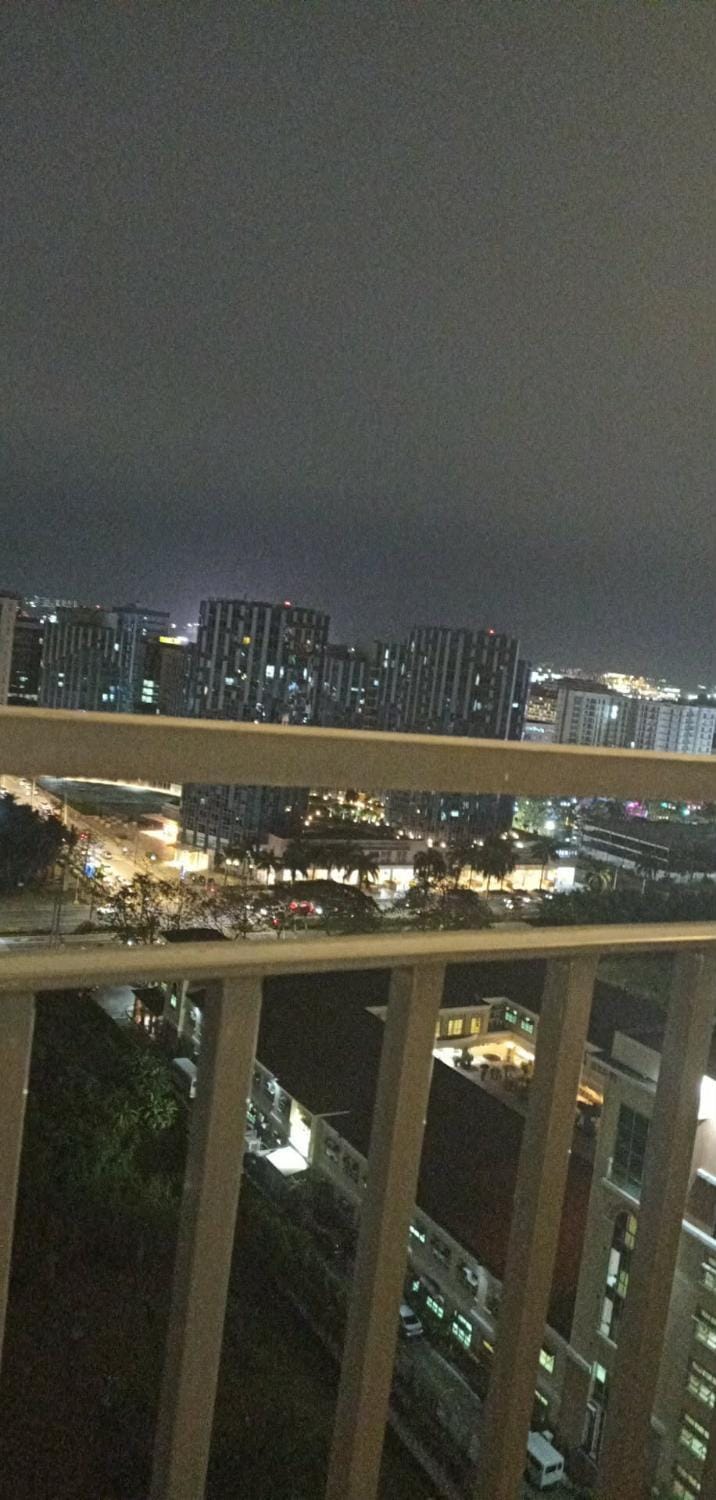 Night, View (from property/room), Balcony/Terrace, City view