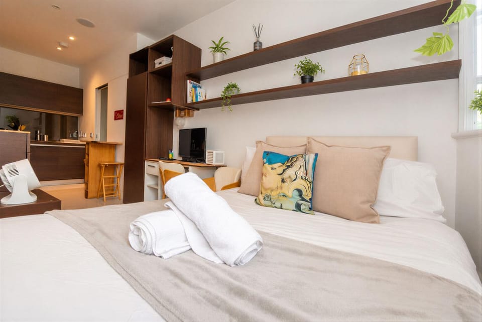 Modern & Sunlit Studio Apartment Kings Cross Apartment in London Borough of Islington