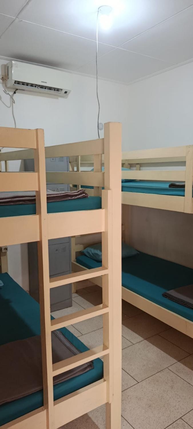 Bed, Bedroom, bunk bed, air conditioner
