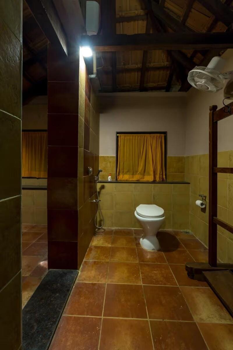 Toilet, Bathroom, towels