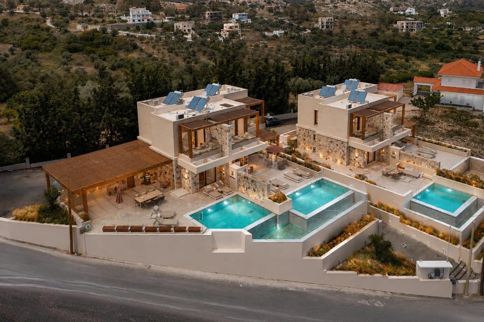 Property building, Natural landscape, Bird's eye view