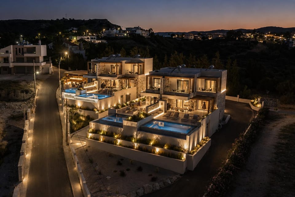 Property building, Night