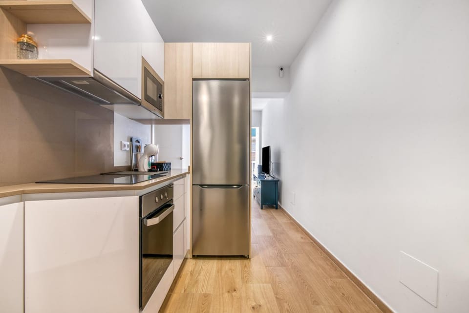 Kitchen or kitchenette, Living room