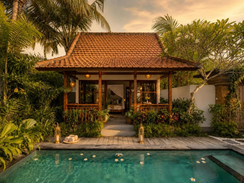 Property building, Garden, Garden view, Pool view, Swimming pool