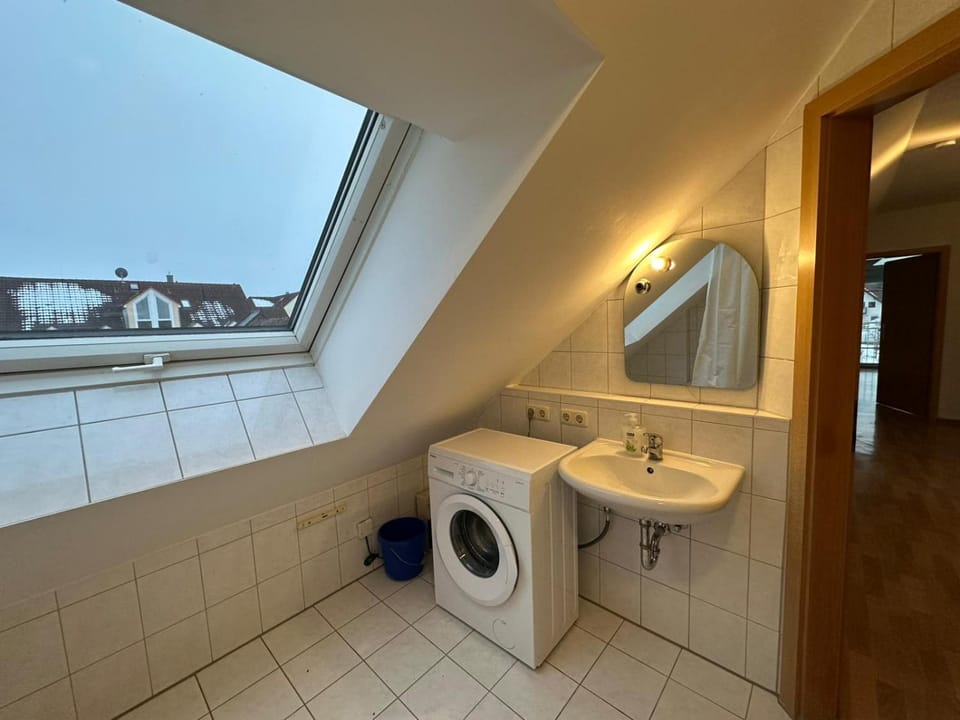 Bathroom, washing machine