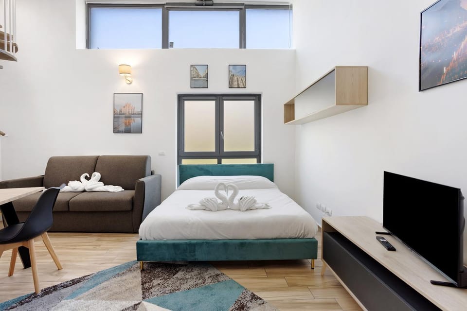 Living room, Bedroom