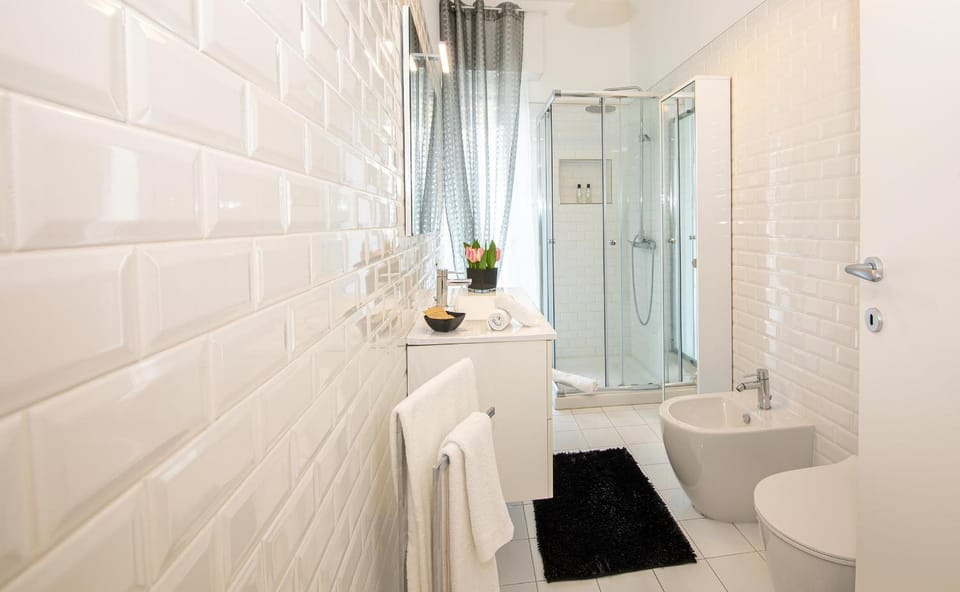 Shower, Toilet, Bathroom, towels