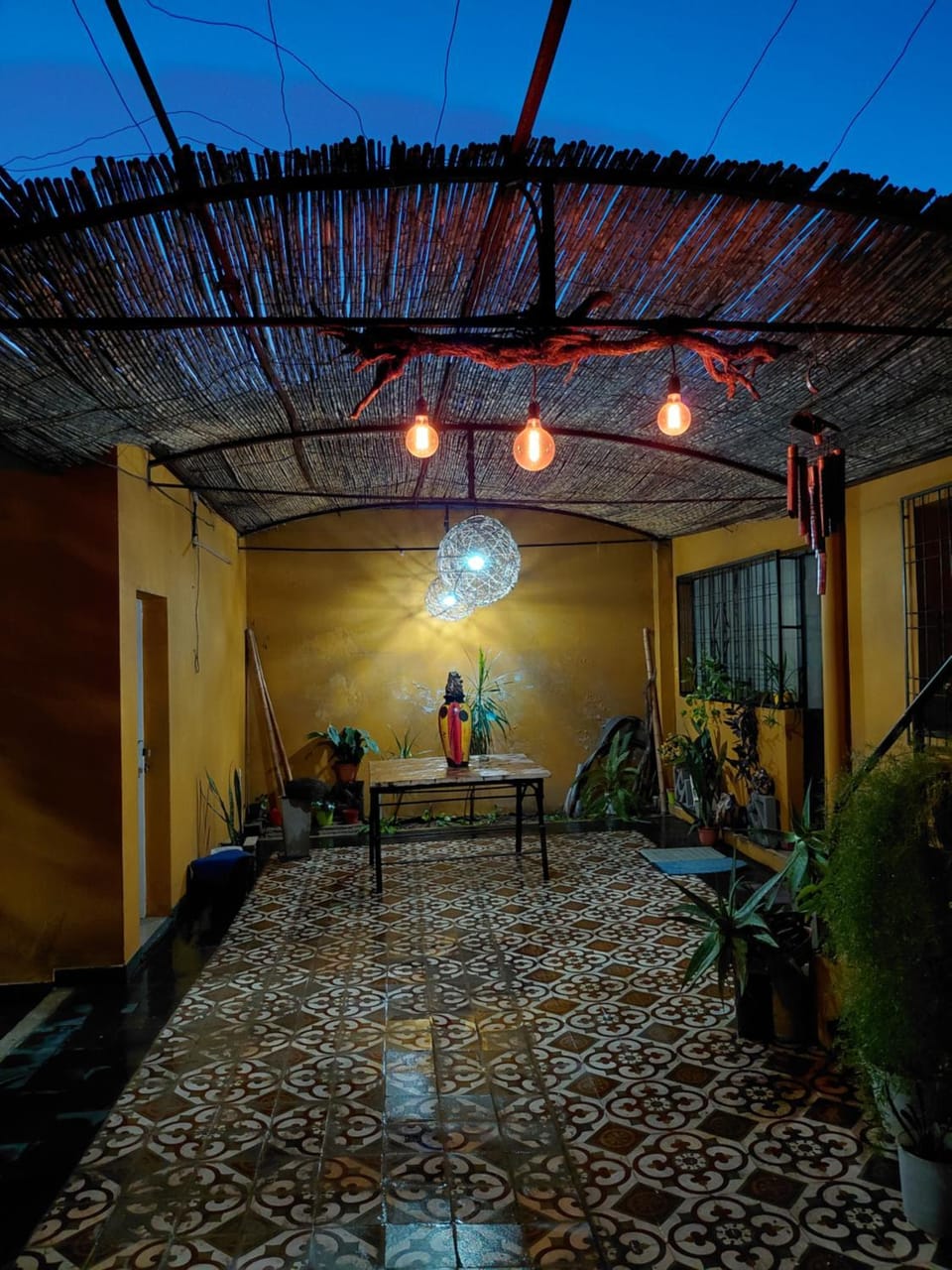 Patio, Night