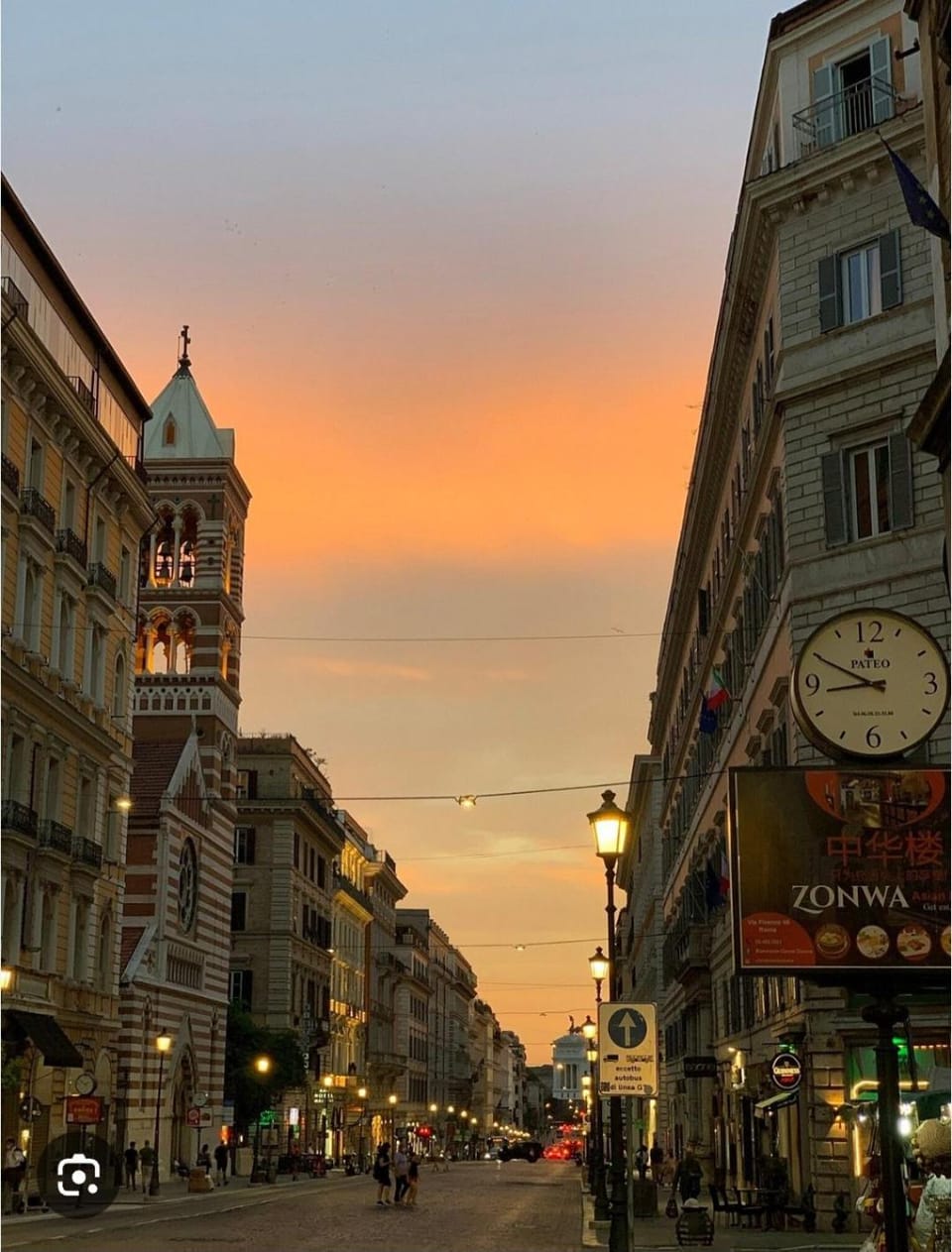 Nearby landmark, Neighbourhood, City view, Street view, Sunset