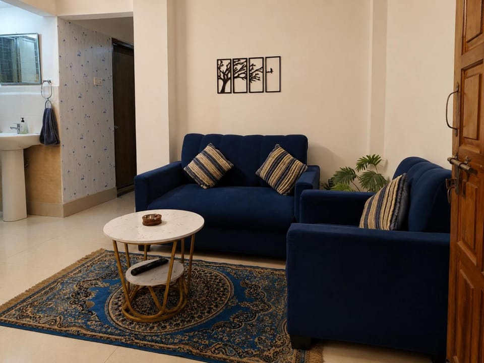 THE BLUE VELVET 2 BHK Staymoksha Apartment in Bangladesh