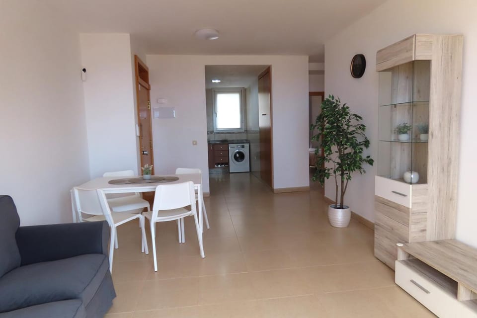Kitchen or kitchenette, Living room, Dining area