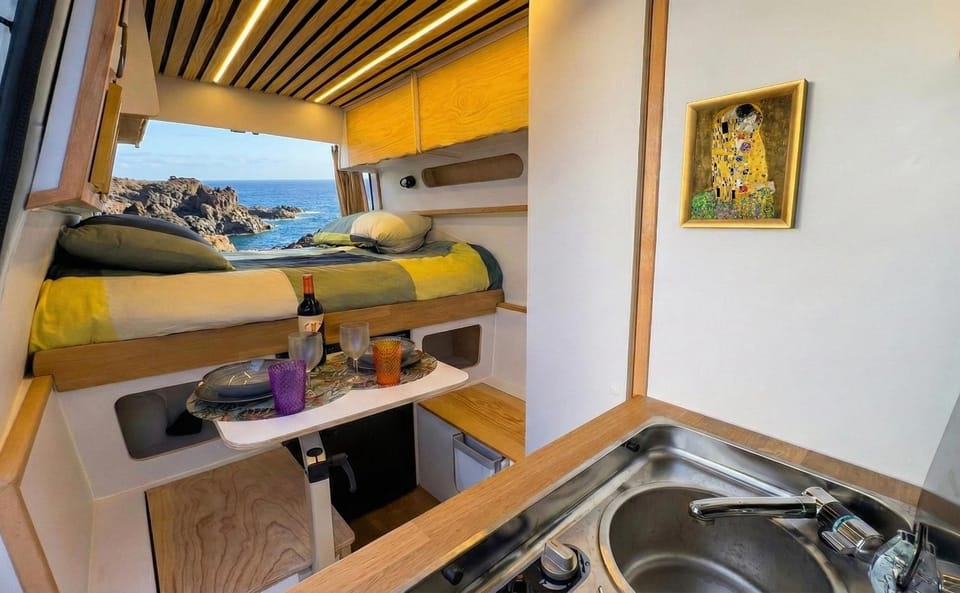 Tenerife Custom VW California Camper Van with Bathroom Campground/ 
RV Resort in Los Cristianos