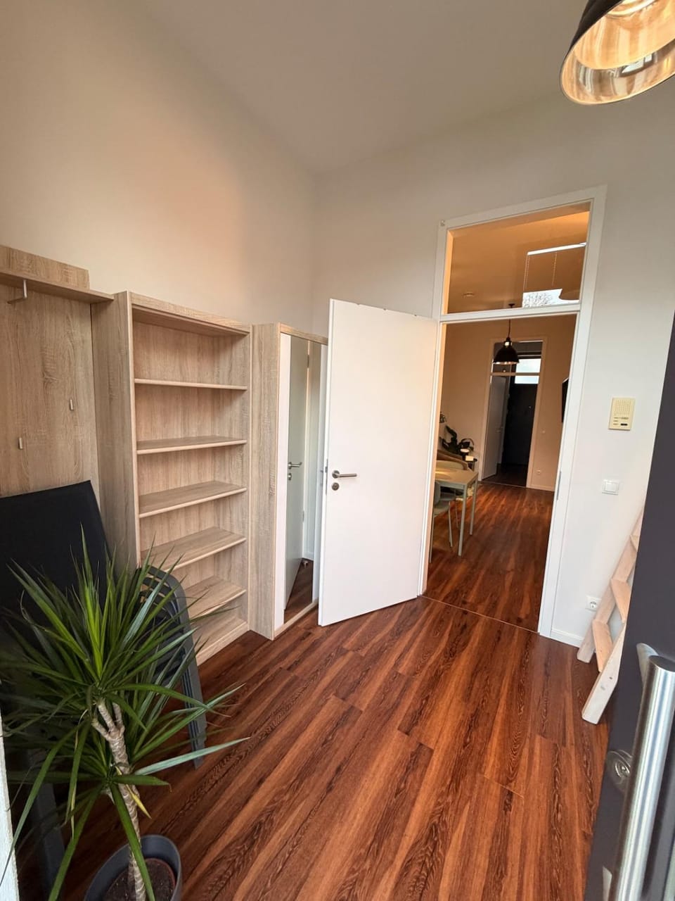 Bedroom, bunk bed, wardrobe