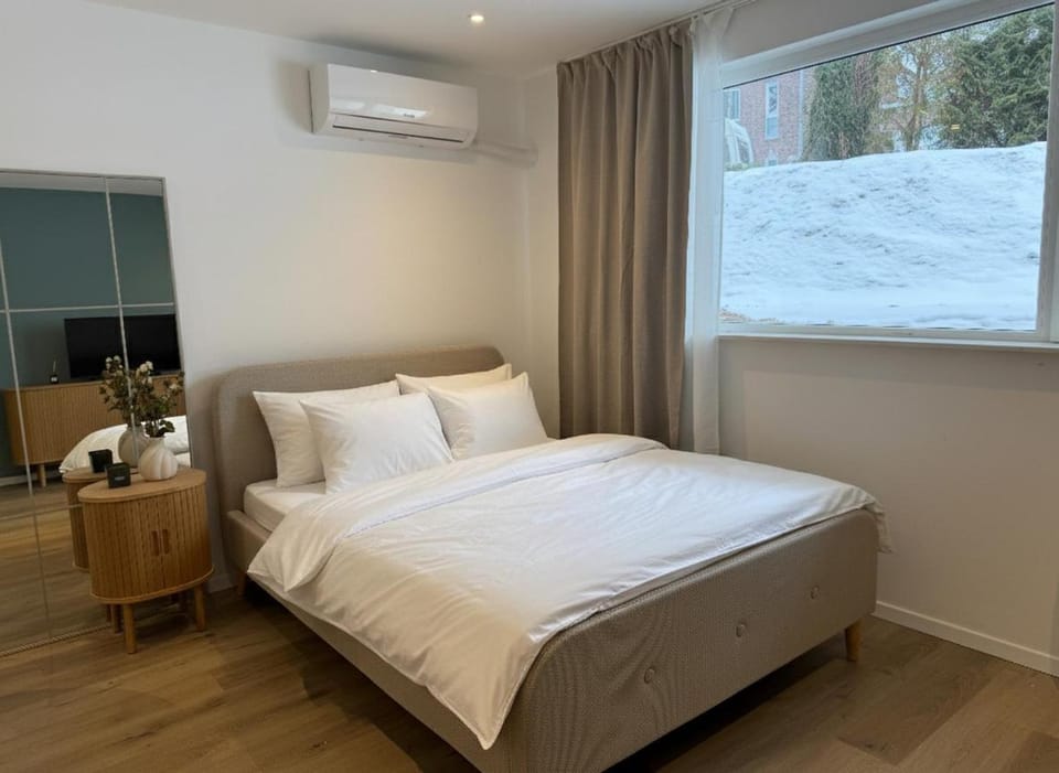 Bed, Photo of the whole room, air conditioner