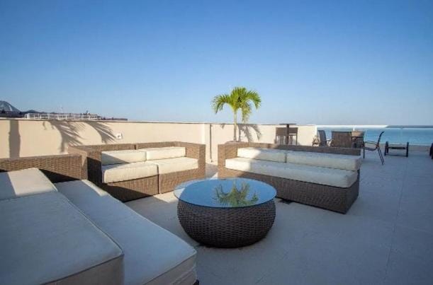 Modern apartment with services and sea view Apartment in Rio de Janeiro