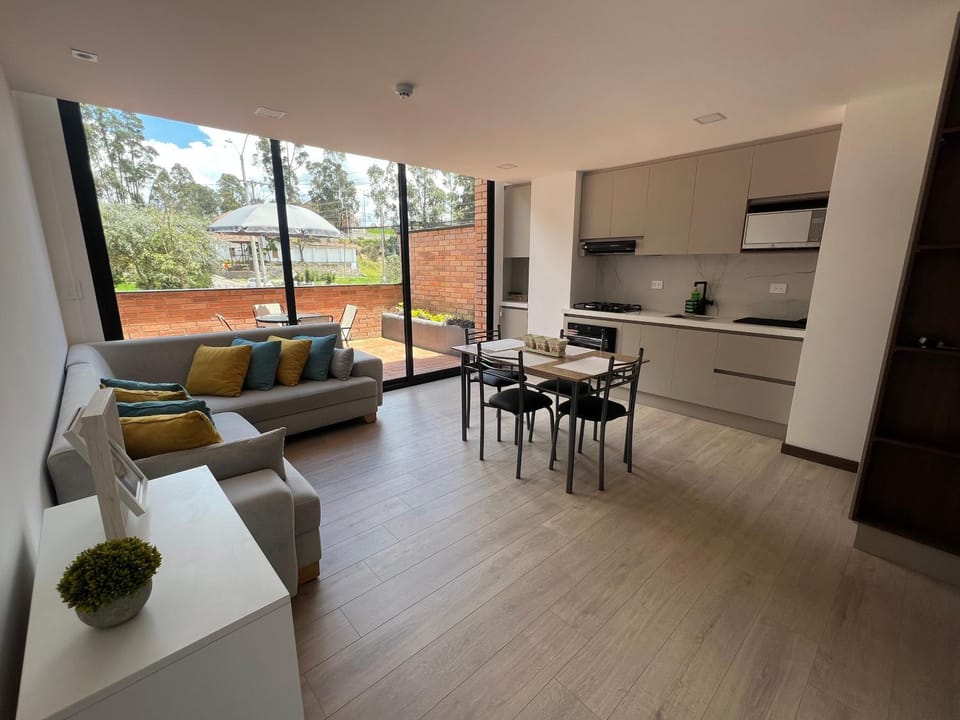 Kitchen or kitchenette, Living room