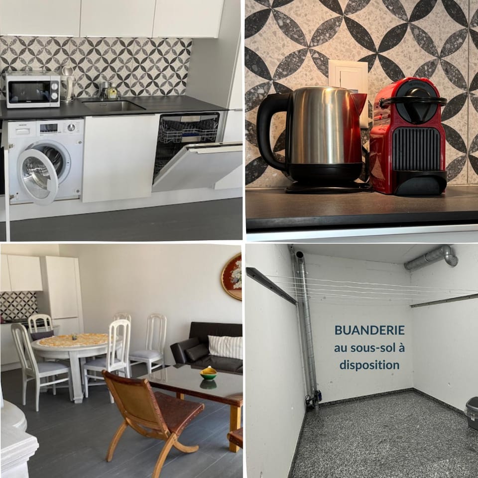 dishwasher, microwave, washing machine, kitchen