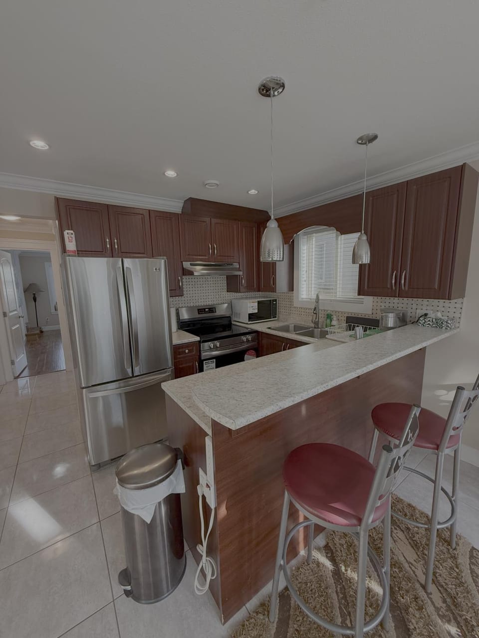 Kitchen or kitchenette, Dining area, dishwasher, oven