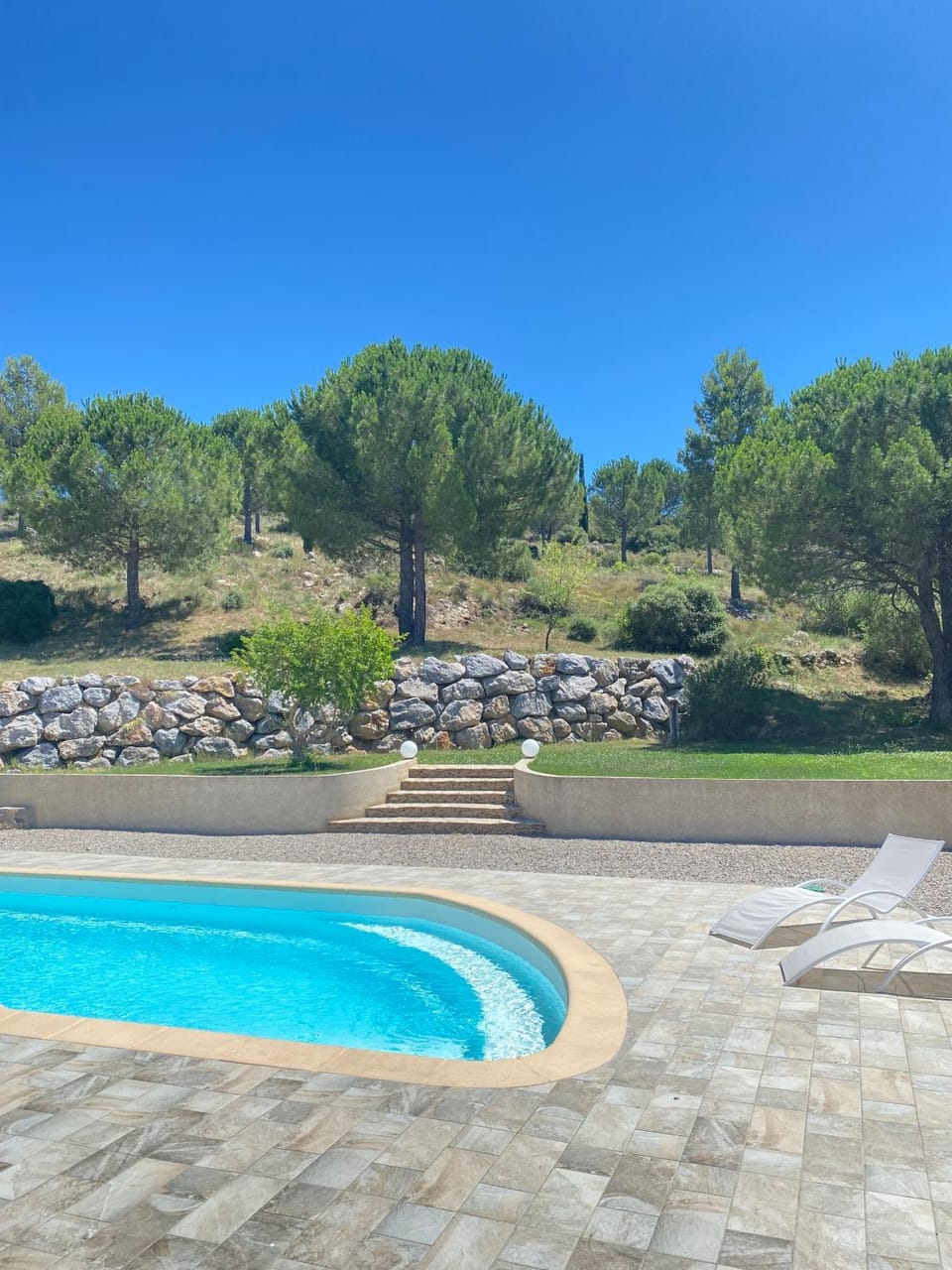 Natural landscape, Garden, Swimming pool