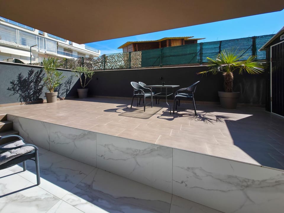 Property building, Patio, Day, View (from property/room), Balcony/Terrace