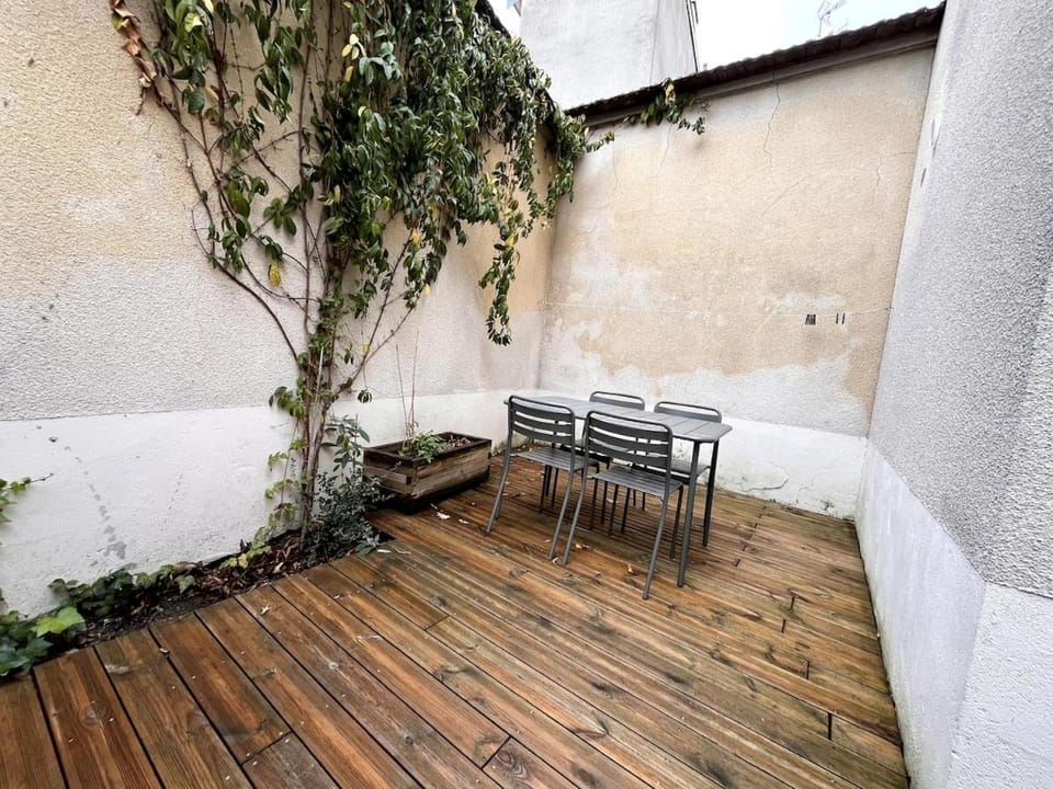 Luton RDC avec terrasse calme proche centre ville Apartment in Reims