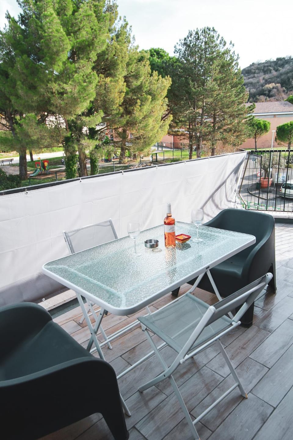 Patio, Quiet street view