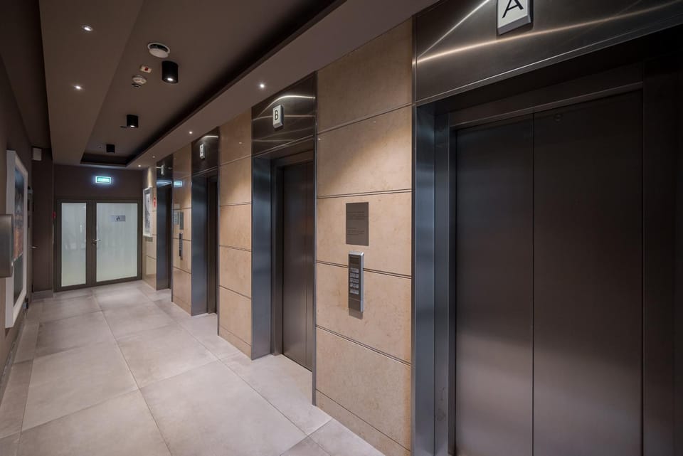 Property building, elevator