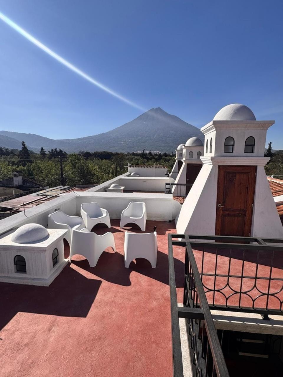 Bird's eye view, Balcony/Terrace, Mountain view