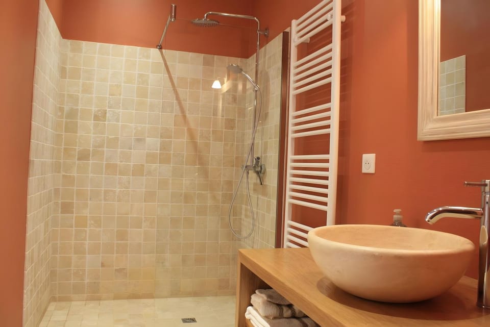 Bathroom, Living room
