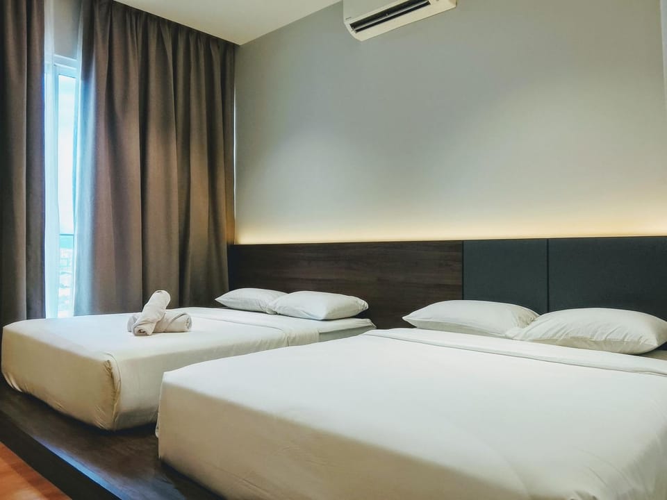 Bed, Bedroom, air conditioner