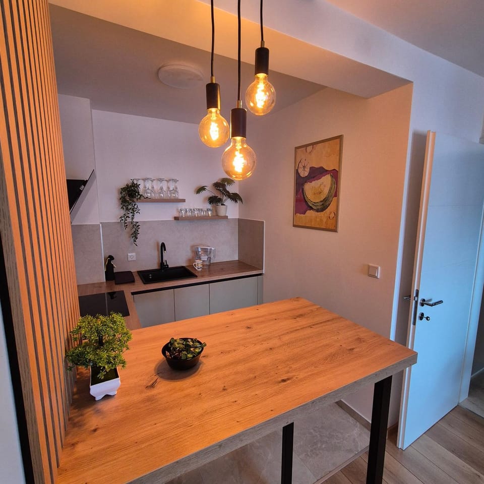 Kitchen or kitchenette, Dining area