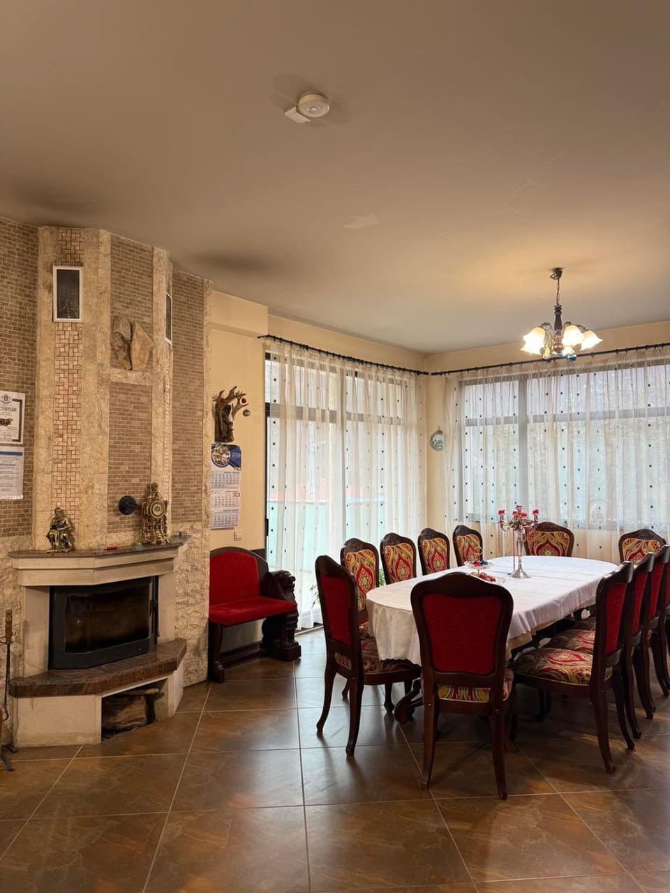Living room, Seating area, Dining area