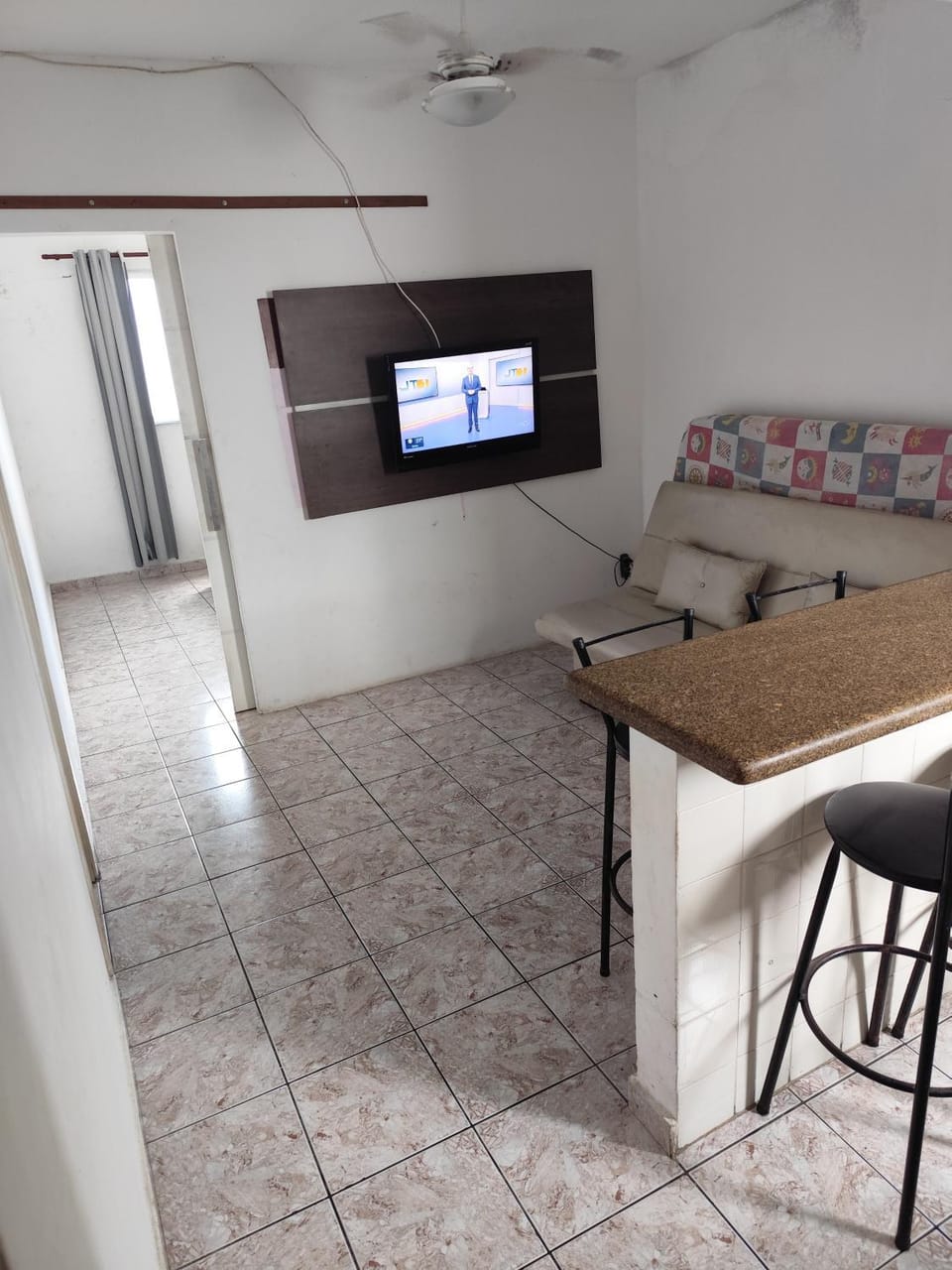 Kit pé na área Apartment in State of São Paulo