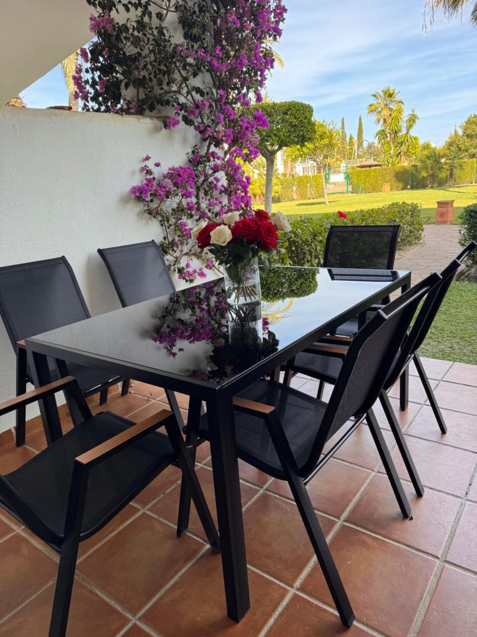 Dining area, Garden view