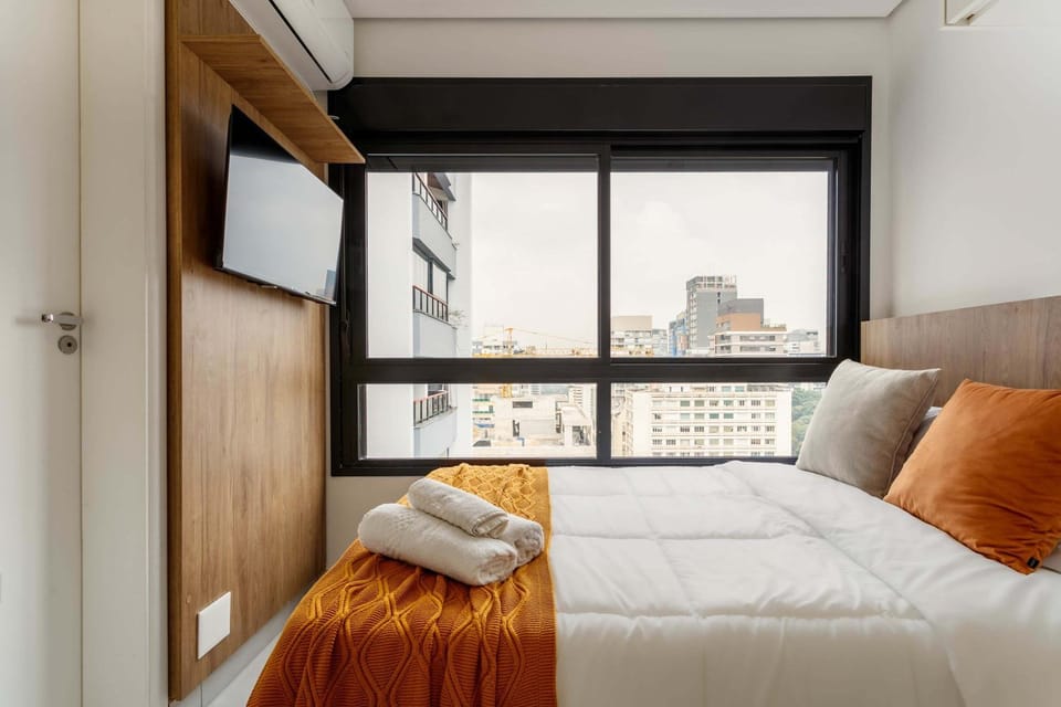 Studio em frente ao Hospital das Clinicas ZJ114 Apartment in Sao Paulo City