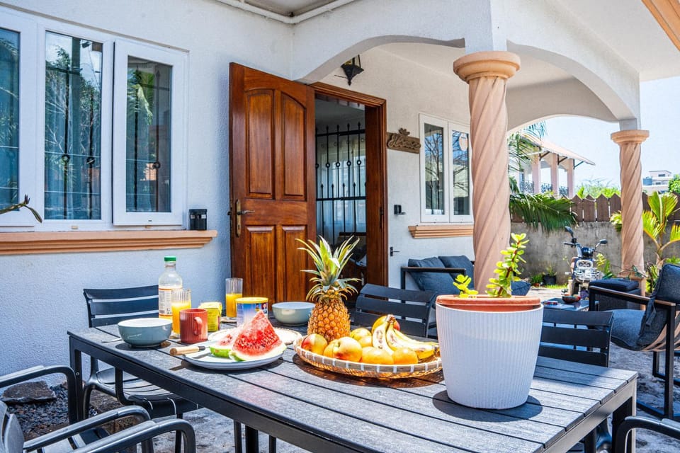 Patio, Day, View (from property/room), Food and drinks, Seating area, Dining area, Food, Breakfast, Continental breakfast