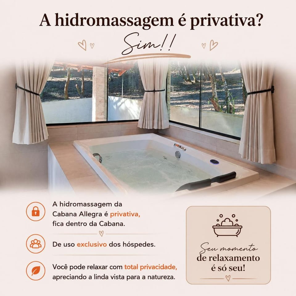 Cabana Allegra Privativa com Hidromassagem Cozinha Churrasqueira e Decoração - Sitio Pauletto House in State of São Paulo