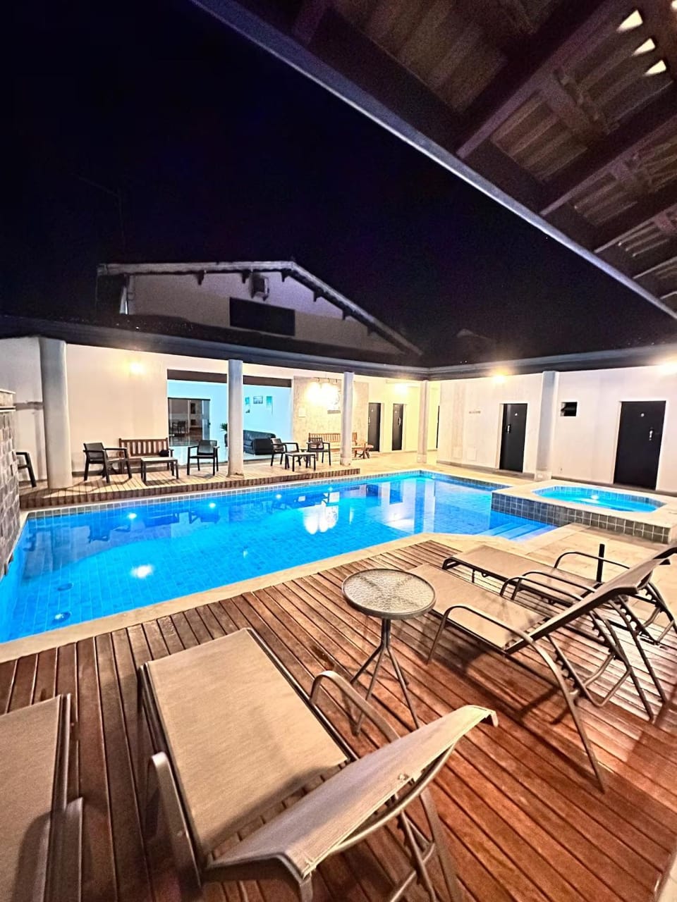 Pool view, Swimming pool, sunbed