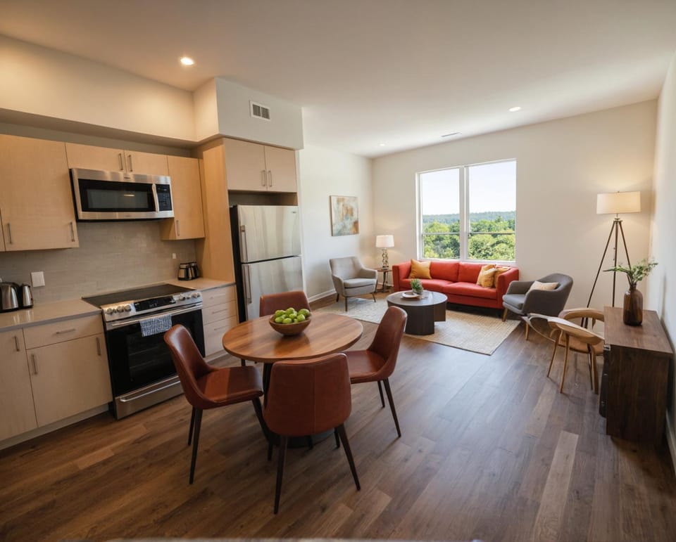 Living room, Dining area
