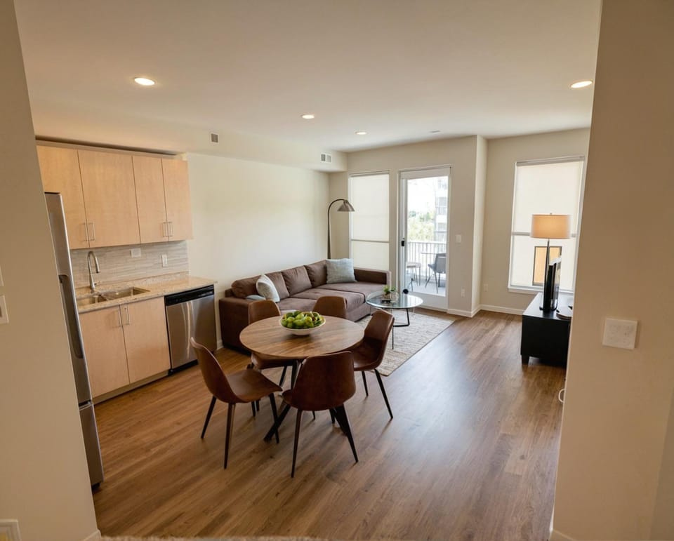 Living room, Dining area