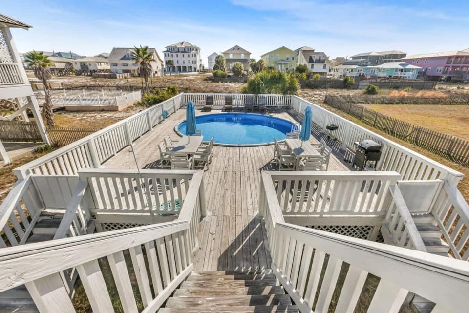 Entire Duplex Walk to Beach Private Pool Large Deck House in West Beach