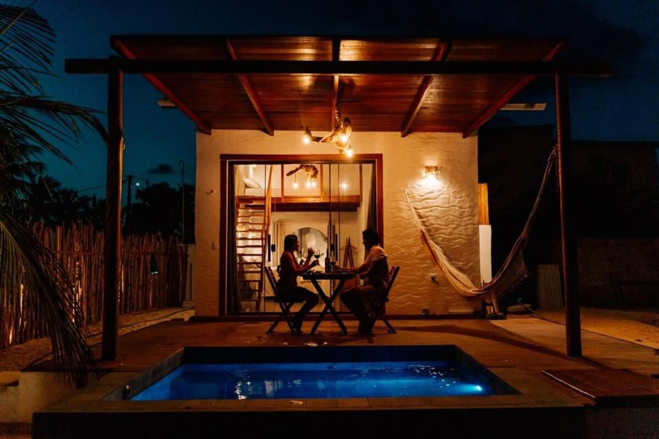 Chalé Aruanã , Banho sob as Estrelas a 100m do Mar Villa in State of Ceará