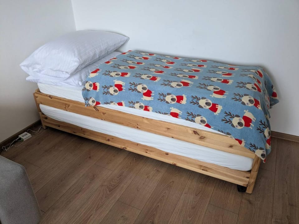 Bed, Living room