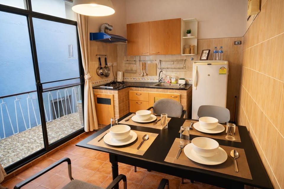 Kitchen or kitchenette, kitchen