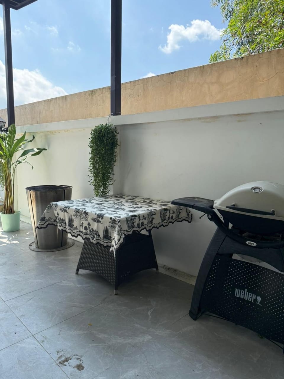 Patio, BBQ facilities