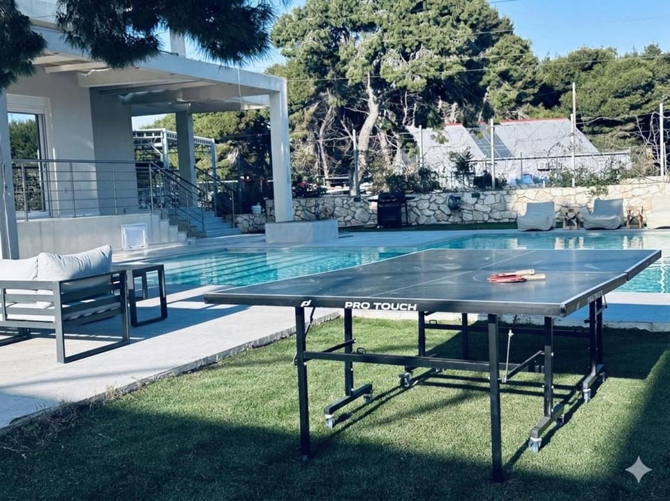 Patio, Table tennis, Pool view, Swimming pool