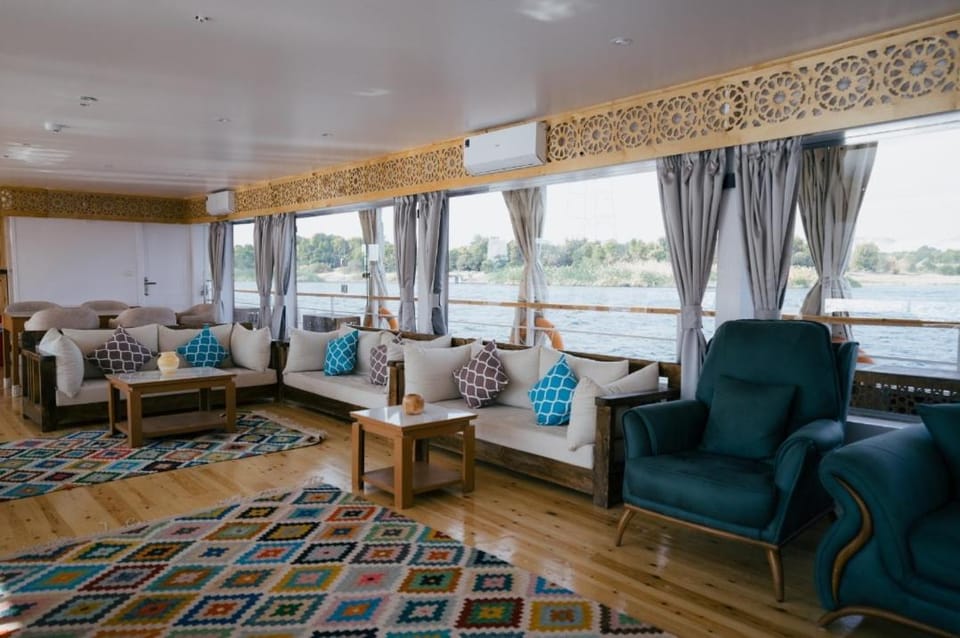 Soul of the nile Dahabyia Docked boat in Luxor Governorate