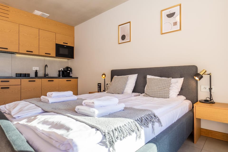 Kitchen or kitchenette, Bedroom